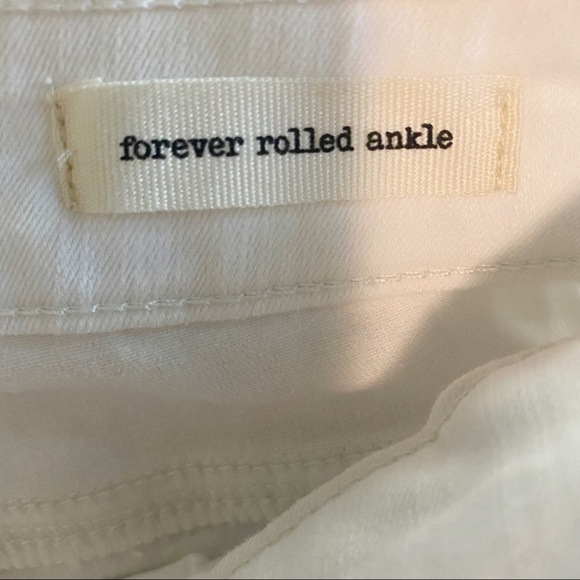 JESSICA SIMPSON Boho Embroidered Forever Rolled Ankle White Jeans 30 - Picture 11 of 14
